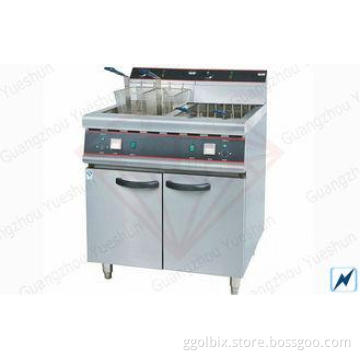Floor Type Double Tank stovetop deep fryer For buffets , fa